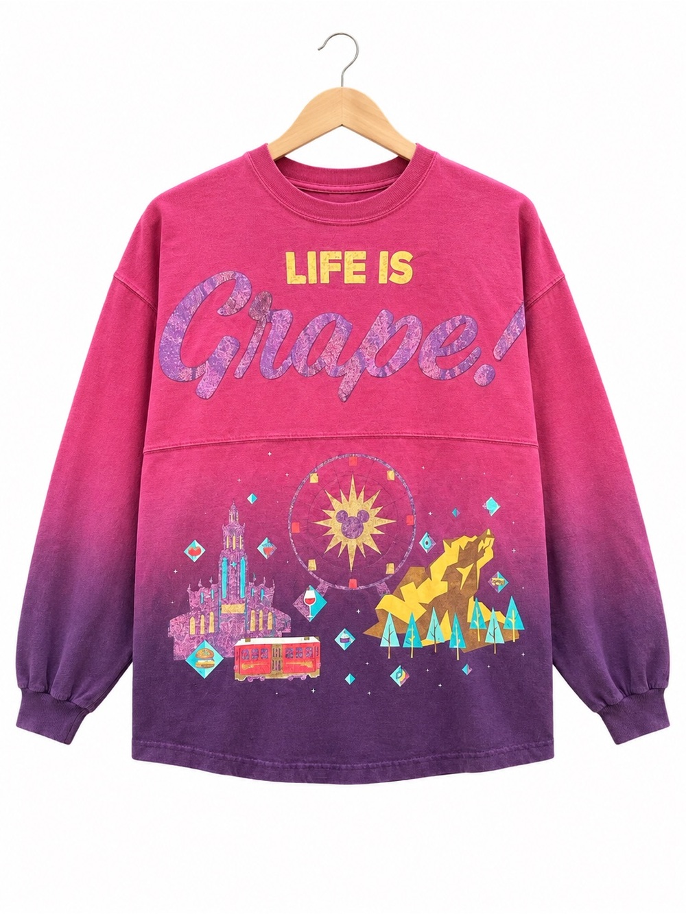 Disney Parks DCA Food Wine Festival 2022 Life Is Grape Spirit Jersey Ombre small